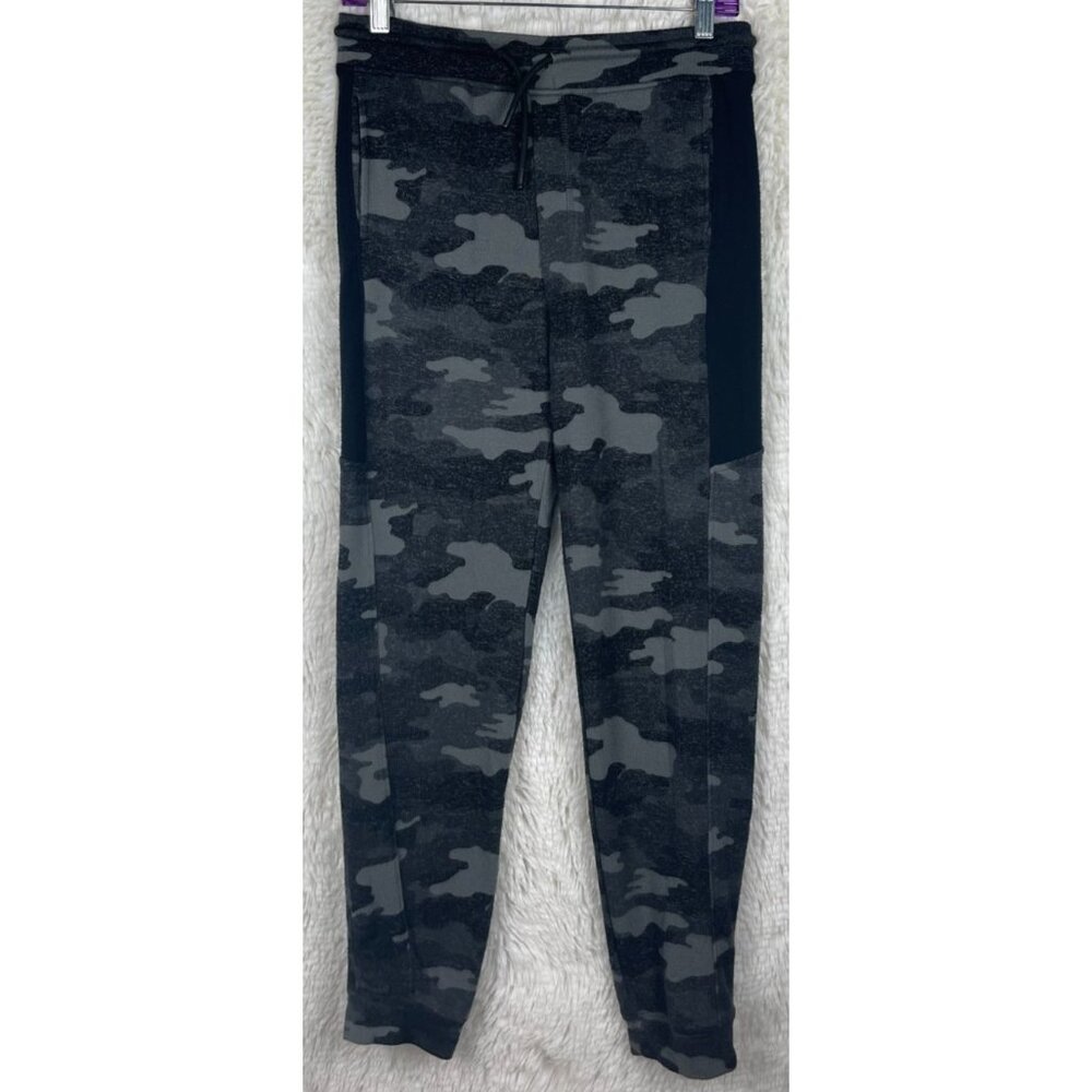 Runway Boys 16 Black Gray Camouflage Jogger Pants Drawstring Front Pockets